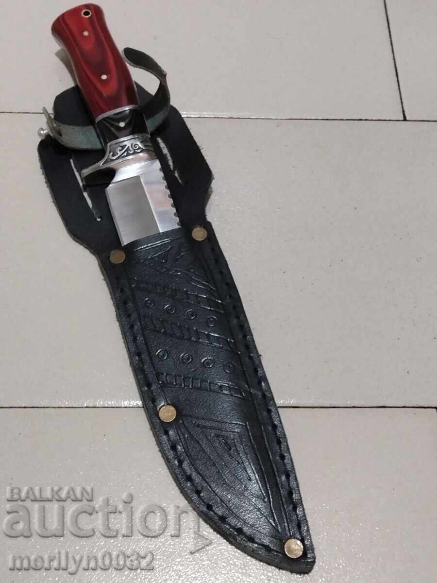 Hunting, tourist knife with scabbard - 7 Hunting, tourist knife with scabbard - 7