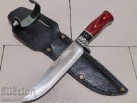 Hunting, tourist knife with scabbard