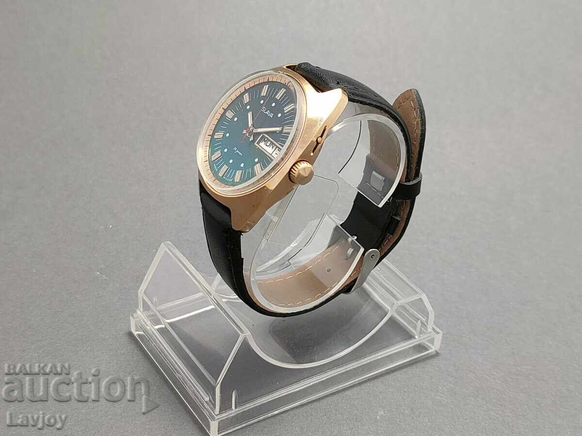Delivery of Slava 26 jewels *** Slava*** gold-plated retro watch Delivery of Slava 26 jewels *** Slava*** gold-plated retro watch
