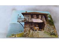 Postcard Sozopol Old House 1971