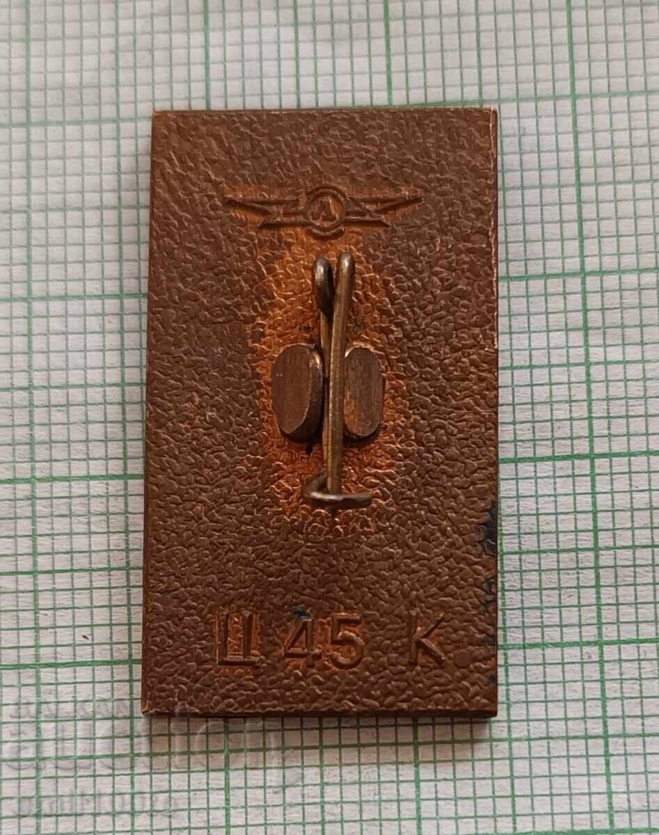 Delivery of Badge - Misha Olympiad Moscow 80