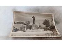 Postcard Bansko The monument of N. Y. Vaptsarov