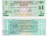 АРЖЕНТИНА 1 Аустрал ARGENTINA 1 Austral, P-S2711b.1 1991 UNC /c