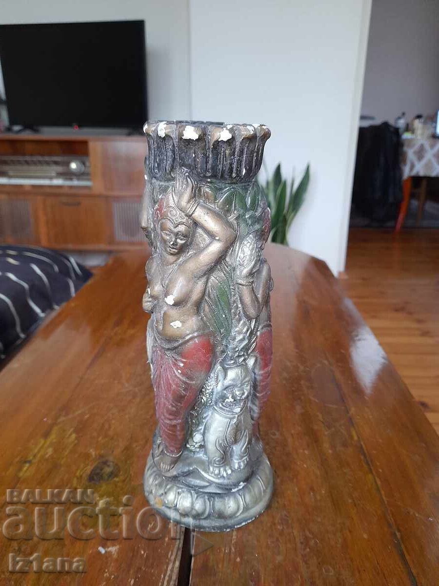 Παράδοση Παλαιό γύψινο βάζο Παράδοση Παλαιό γύψινο βάζο