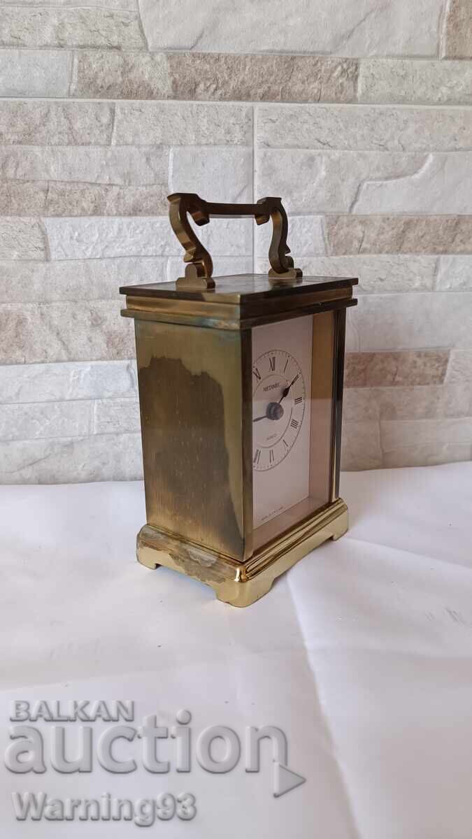 Old bronze clock - METAMEC - Made in England - 1970. with price 65.00 BGN | € 33.23 Old bronze clock - METAMEC - Made in England - 1970. with price 65.00 BGN | € 33.23