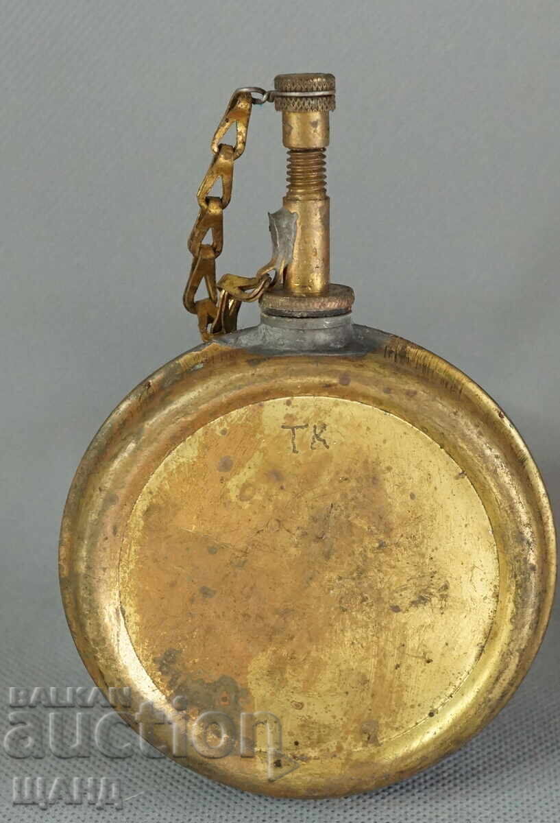 Old Military Metal Brass Oiler for MG-40 Machine Gun Old Military Metal Brass Oiler for MG-40 Machine Gun