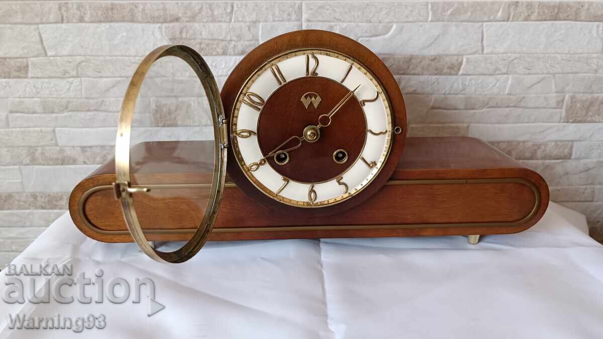 Old mantel clock - WEIMAR - Germany - Antique - 1970" - 5 Old mantel clock - WEIMAR - Germany - Antique - 1970" - 5