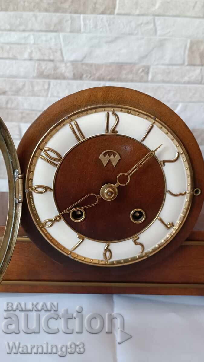 Old mantel clock - WEIMAR - Germany - Antique - 1970" - 6 Old mantel clock - WEIMAR - Germany - Antique - 1970" - 6
