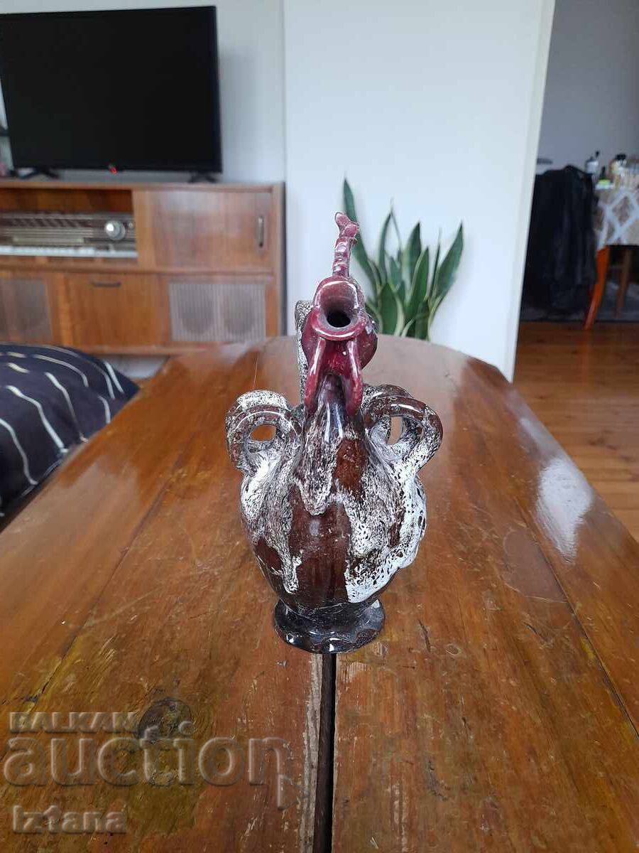 Old ceramic jug Rooster with price 43.00 BGN | € 21.99 Old ceramic jug Rooster with price 43.00 BGN | € 21.99