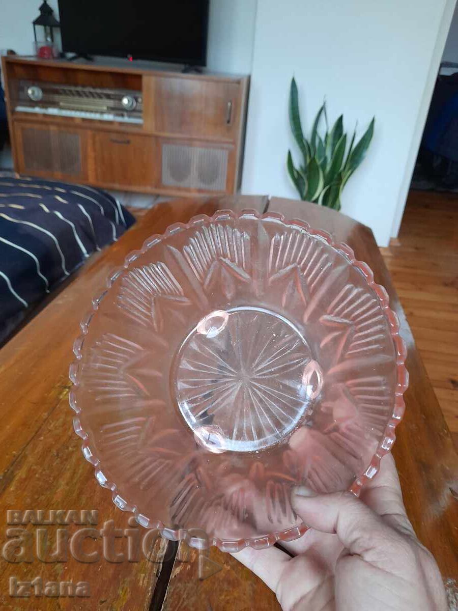 Delivery of Old glass fruit bowl