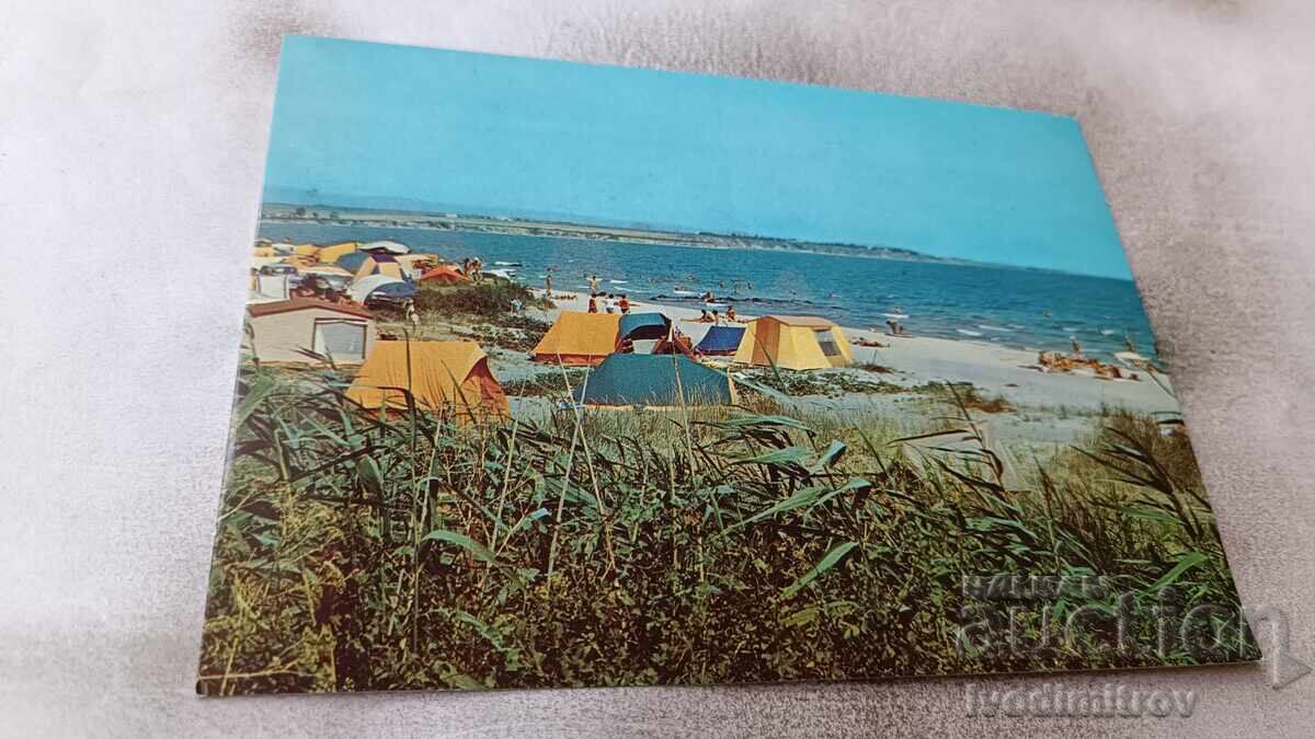 Postcard Camping Aheloy 1984 Postcard Camping Aheloy 1984