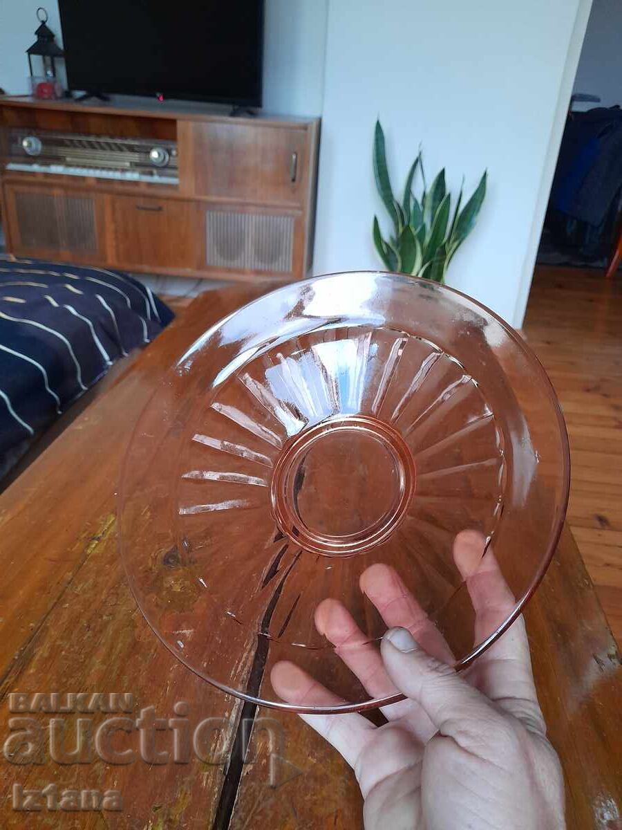 Delivery of Old glass fruit bowl