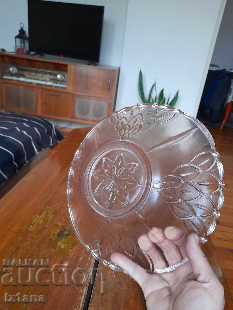 Old glass fruit bowl - 5 Old glass fruit bowl - 5