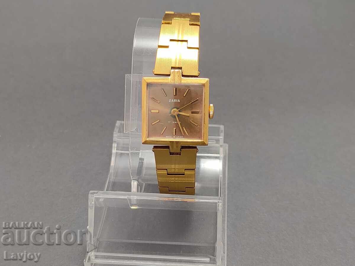 Gold-plated ladies' watch Zaria * Zaria * with price 99.00 BGN | € 50.62