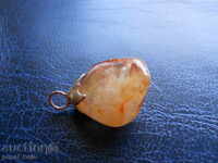 locket - pendant - citrine