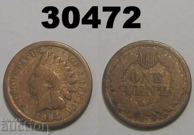 USA 1 cent 1864 bronze USA 1 cent 1864 bronze