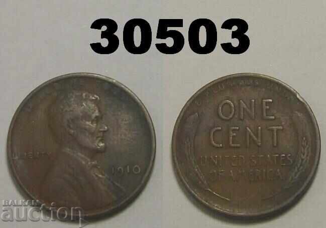USA 1 cent 1910 USA 1 cent 1910