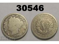 USA 5 cents 1911