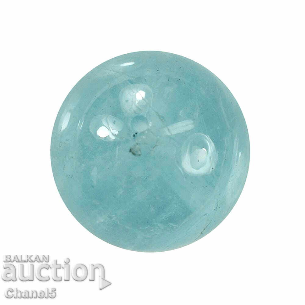 NATURAL AQUAMARINE - SPHERE, BALL, BRAZIL - 4.35 ct (753 with price 16.00 BGN | € 8.18 NATURAL AQUAMARINE - SPHERE, BALL, BRAZIL - 4.35 ct (753 with price 16.00 BGN | € 8.18