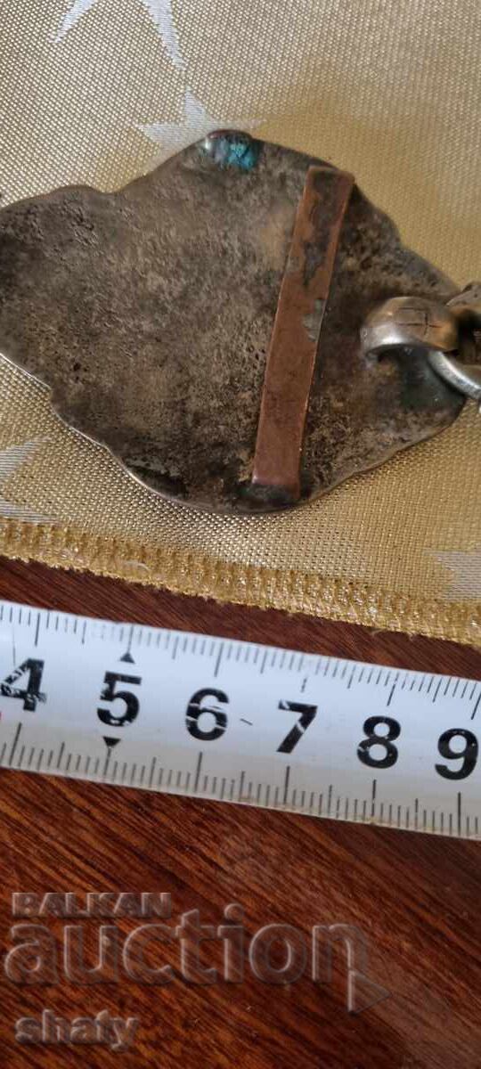 Old silver buckles. - 5