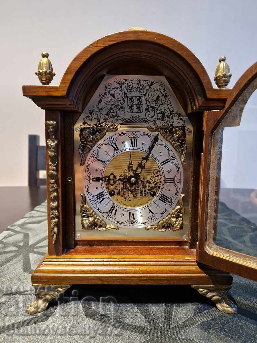 Antique Dutch mantel clock - 6 Antique Dutch mantel clock - 6