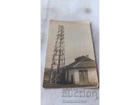 Photo Berkovitsa Construction of a chimney at a factory 1933