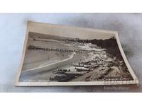 Postcard Varna Beach View 1957