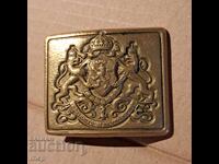 Non-commissioned officer's buckle Kingdom of Bulgaria belt marked