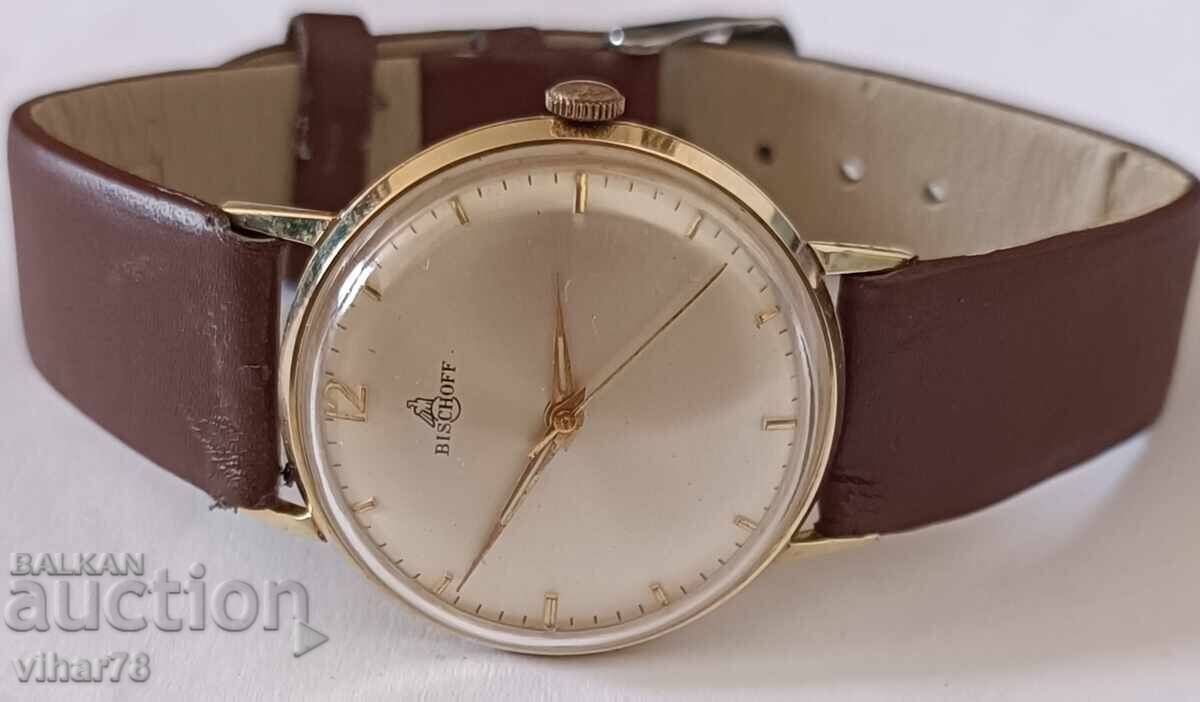 RARE GOLD WATCH-Bischoff RARE GOLD WATCH-Bischoff