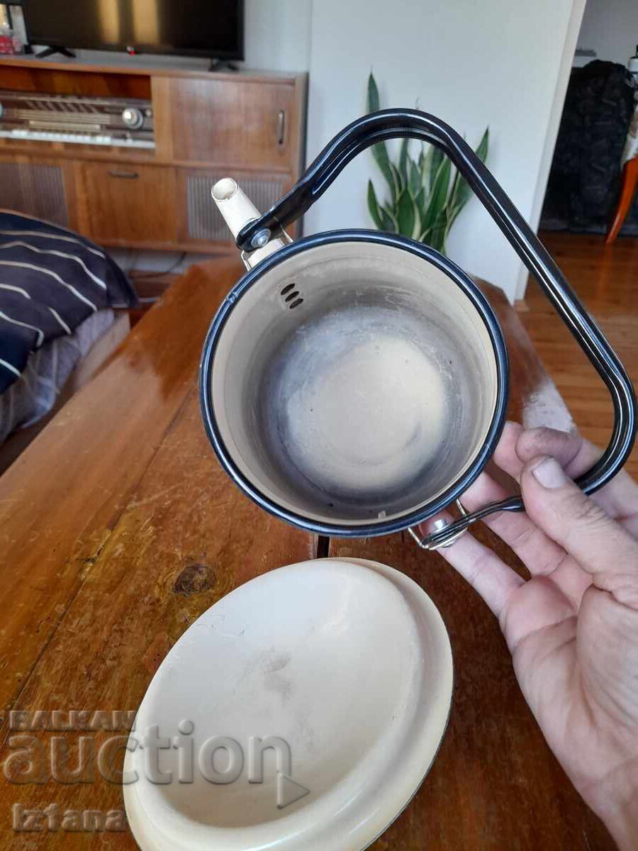Old enamel teapot - 5 Old enamel teapot - 5