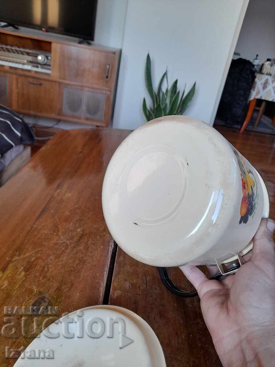 Old enamel teapot - 6 Old enamel teapot - 6