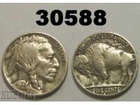 САЩ 5 цента 1929 S Buffalo nickel