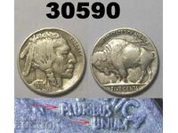 RR! USA 5 cents 1930 DDR FS-802 Buffalo nickel