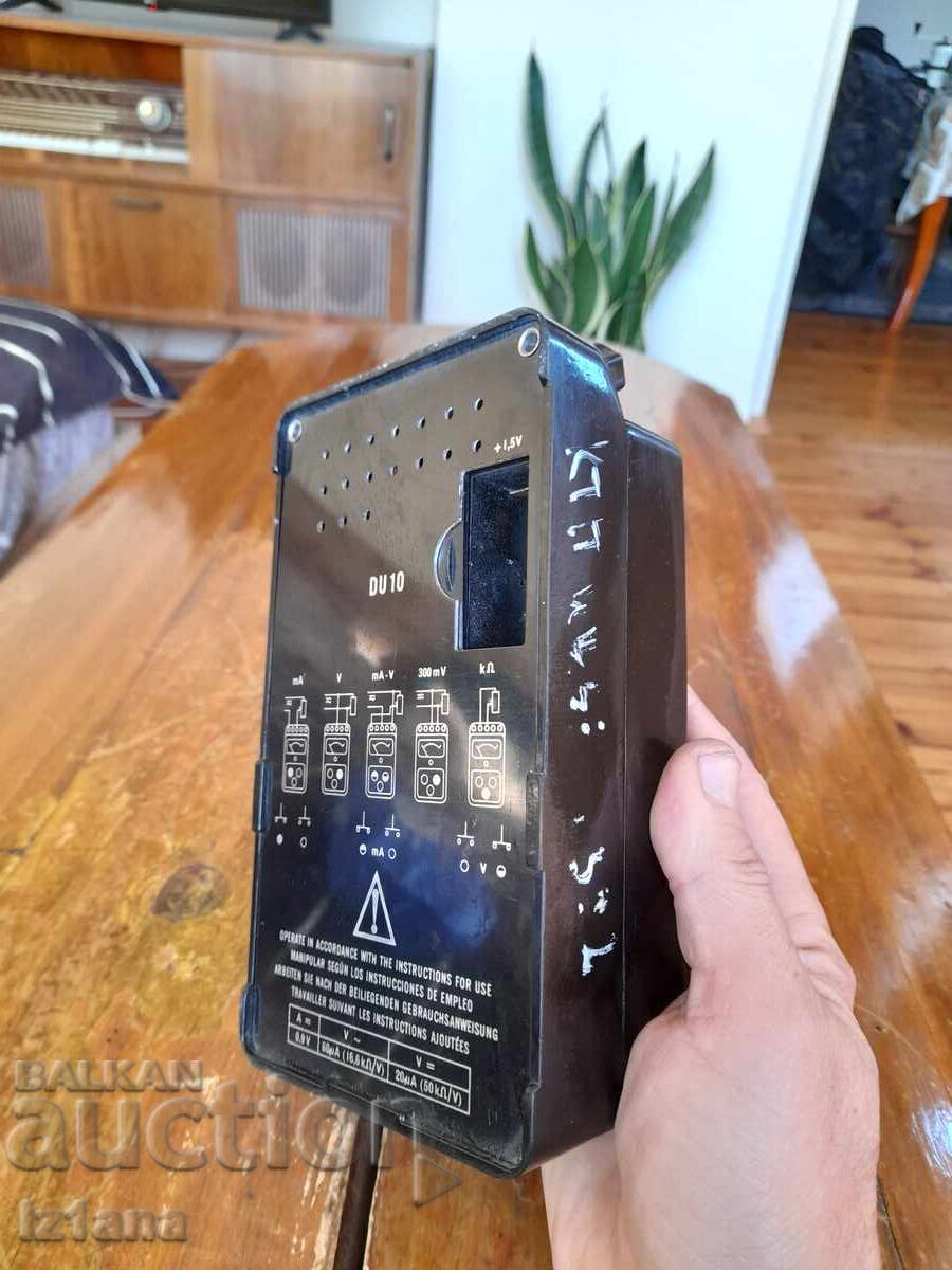 Delivery of Old multimeter DU 10 Delivery of Old multimeter DU 10
