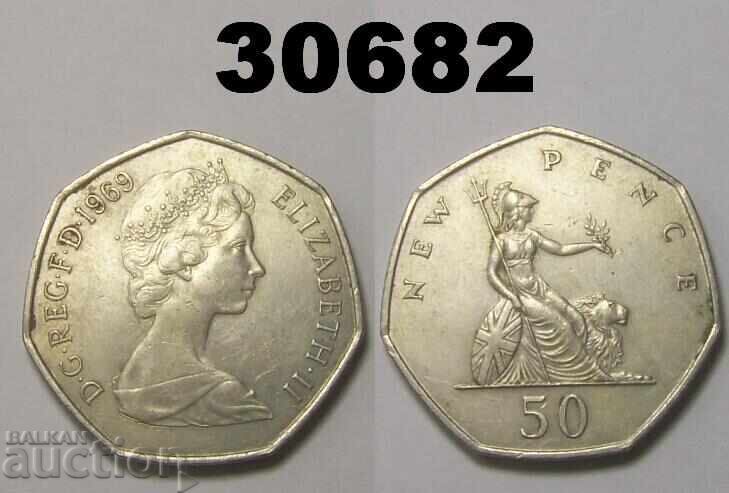 Great Britain 50 pence 1969 Great Britain 50 pence 1969