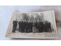 Photo Pleven Men in front of the Mausoleum