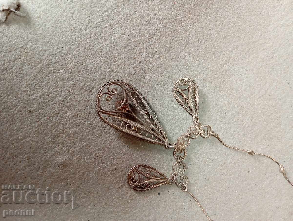 Много красиво сребърно филигранно колие - 5 Много красиво сребърно филигранно колие - 5