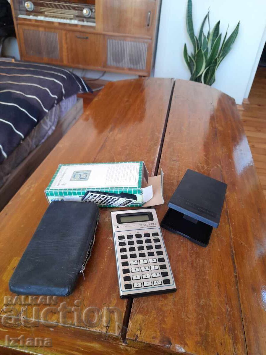 Old Texas Instruments TI30 calculator with price 22.00 BGN | € 11.25 Old Texas Instruments TI30 calculator with price 22.00 BGN | € 11.25