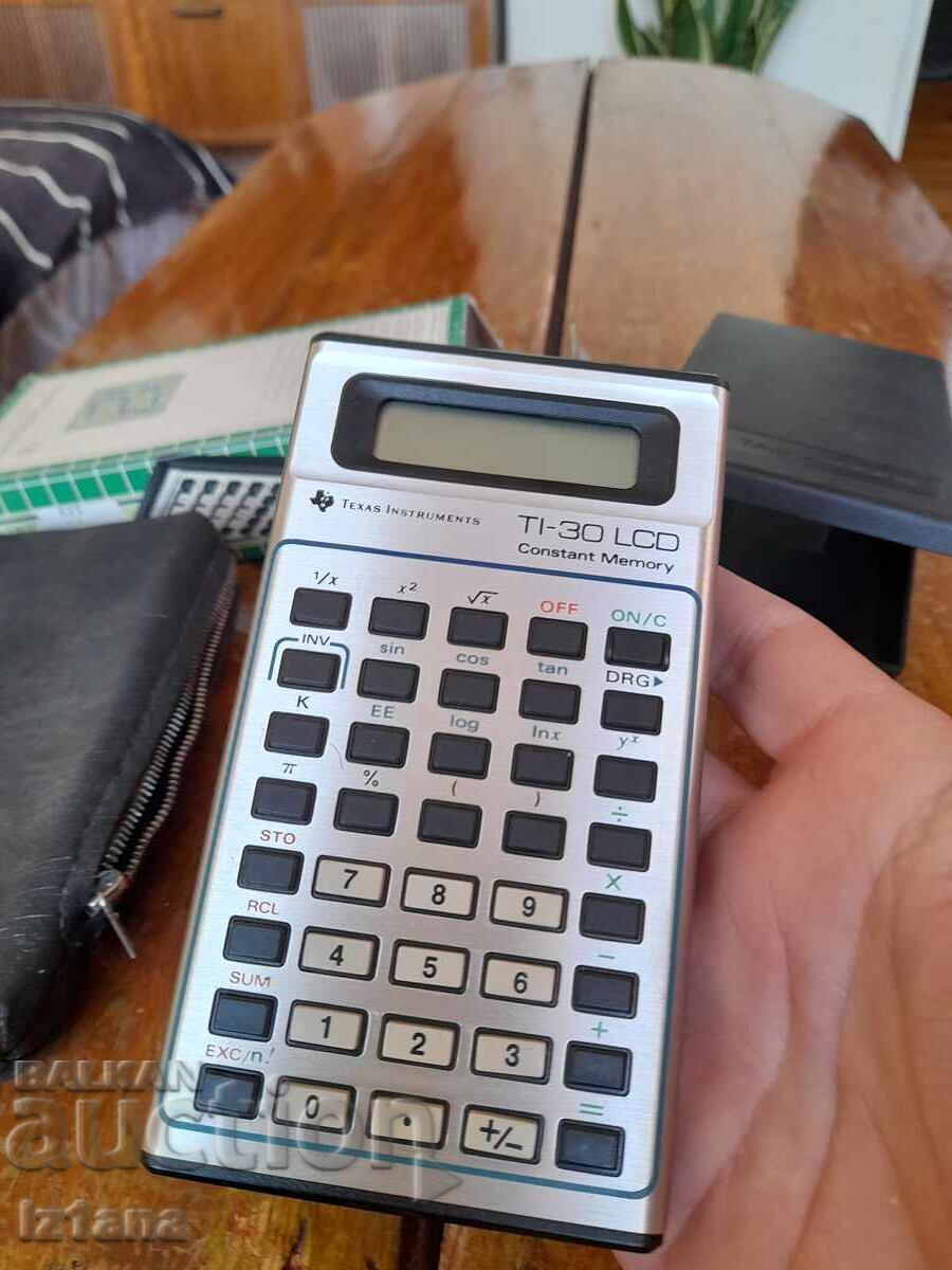 Auction Old Texas Instruments TI30 calculator Auction Old Texas Instruments TI30 calculator