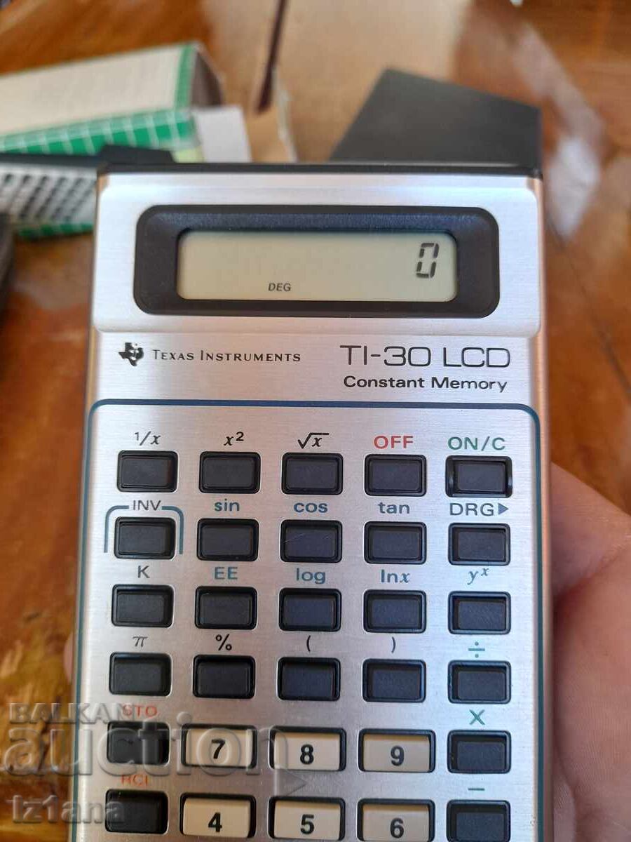 Old Texas Instruments TI30 calculator - 6 Old Texas Instruments TI30 calculator - 6