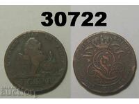 Belgium 5 centimes 1848