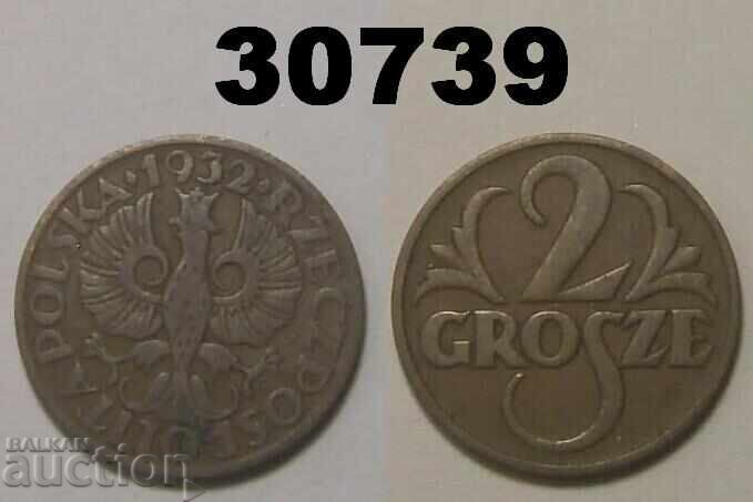 Poland 2 groszy 1932 Poland 2 groszy 1932