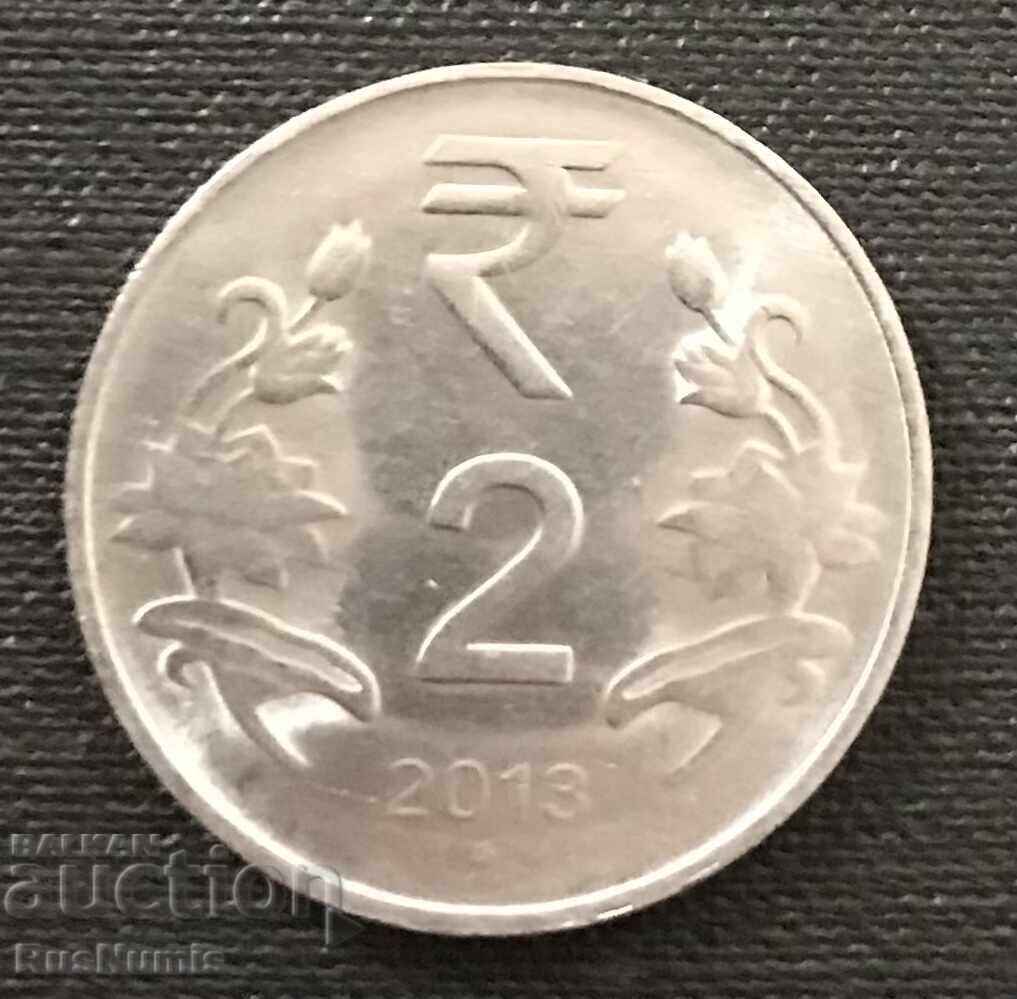 India. 2 rupees 2013 India. 2 rupees 2013