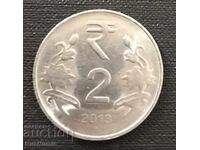 India. 2 rupees 2013