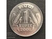 India. 1 rupee 2001.