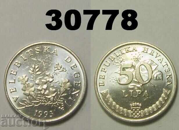 Croatia 50 lipa 1993 Croatia 50 lipa 1993