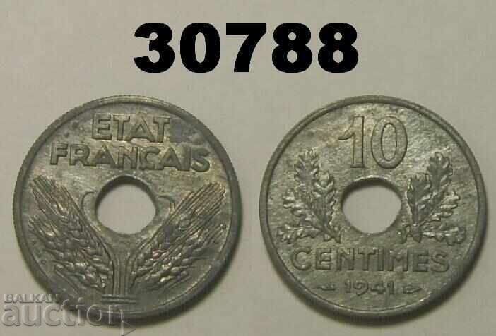 France 10 centimes 1941 France 10 centimes 1941