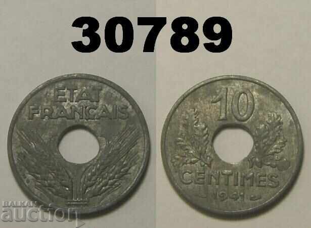 France 10 centimes 1941 France 10 centimes 1941