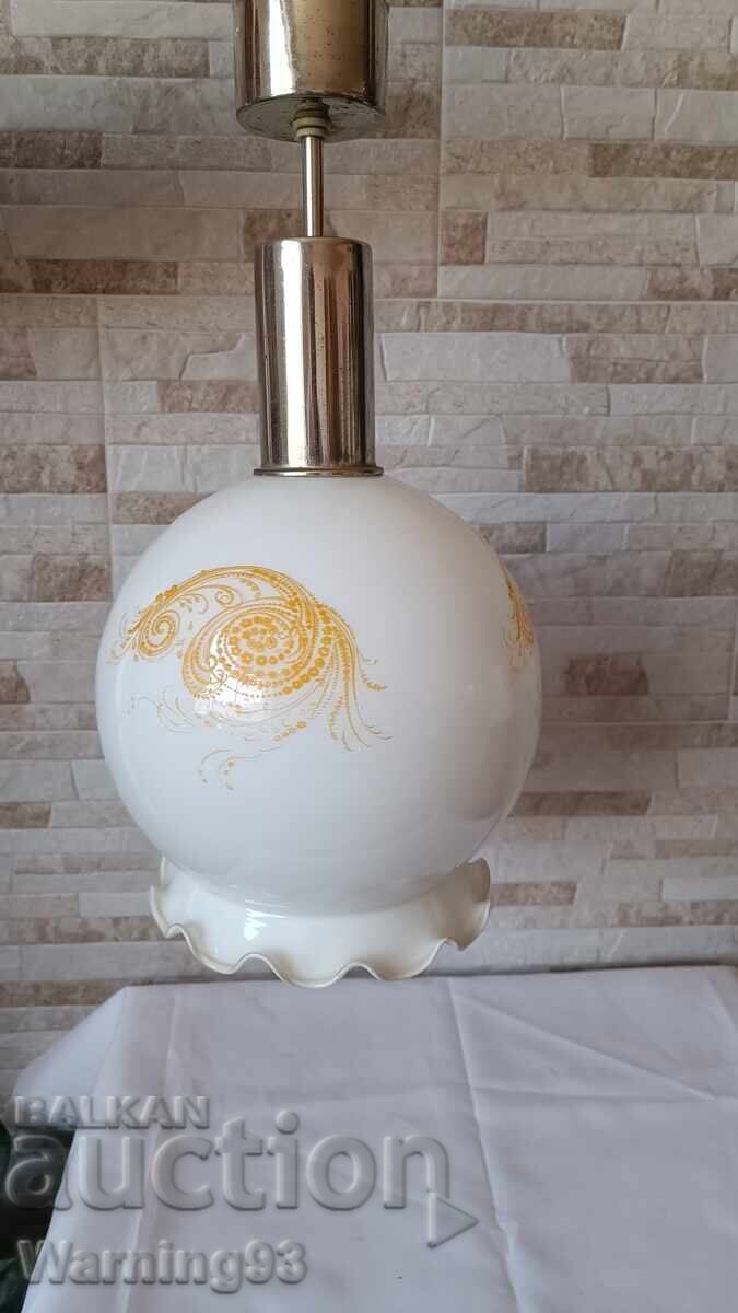 Παλιός πολυέλαιος - γυαλί και μέταλλο - δεκαετία του 1970 Παλιός πολυέλαιος - γυαλί και μέταλλο - δεκαετία του 1970