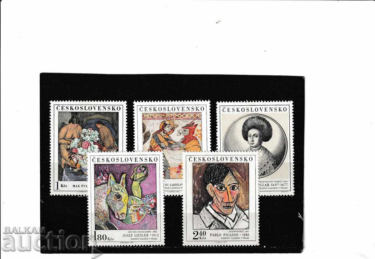 Czechoslovakia 1972. Pictures Mi№2105/9 clean Czechoslovakia 1972. Pictures Mi№2105/9 clean